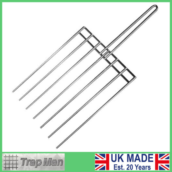 Large mink trap comb divider